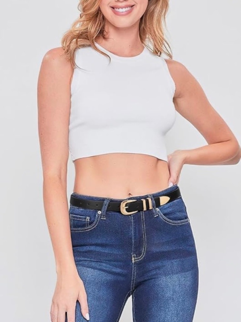 Belts Gold Buckle for Women